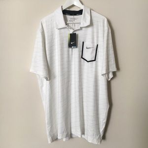 Nike Golf White Dri-Fit Shirt